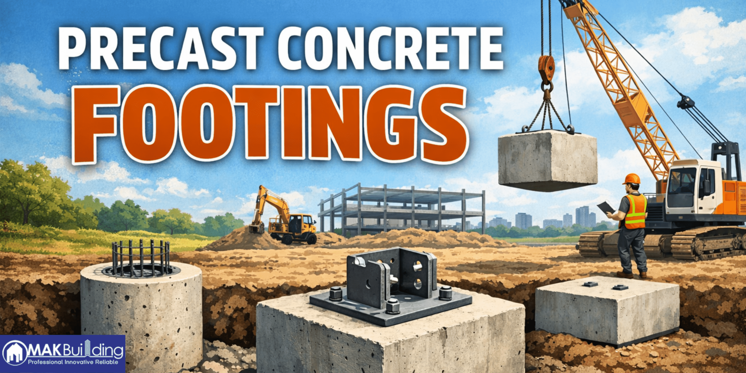 precast concrete footings