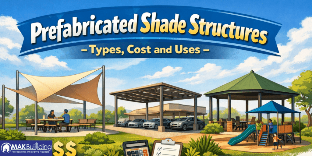 prefabricated shade structures