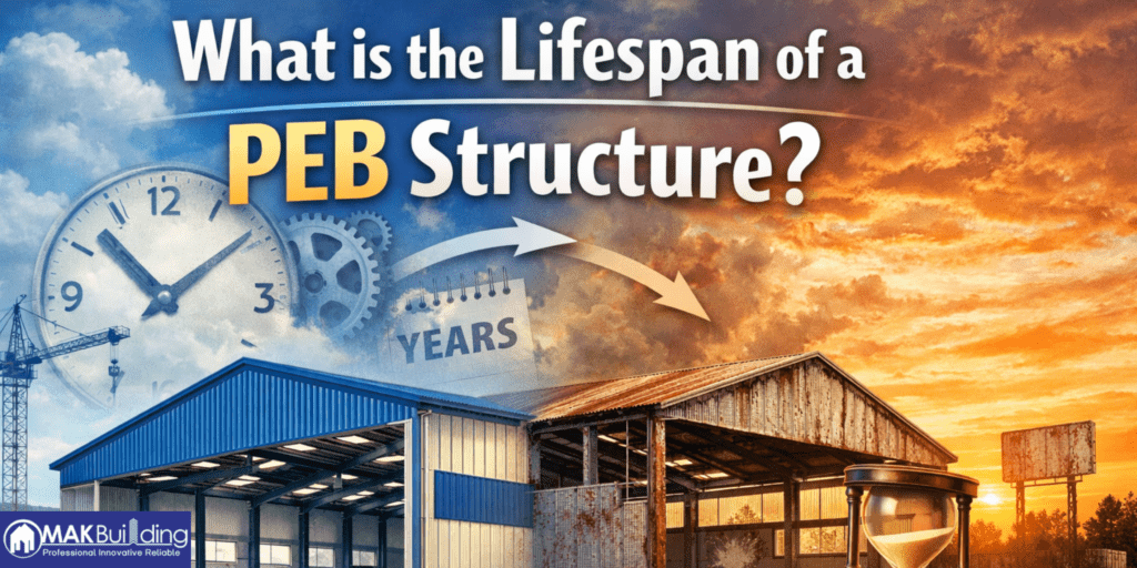 What is the lifespan of a PEB structure?