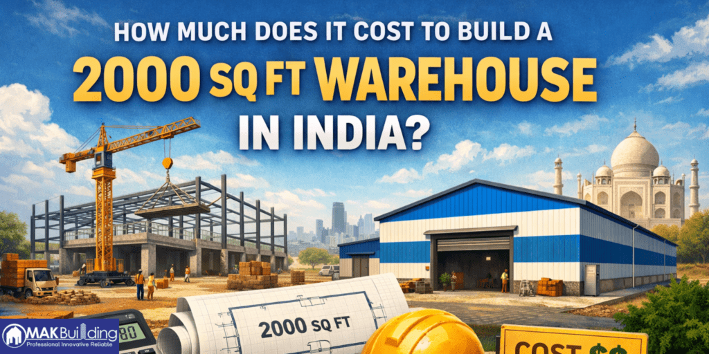 prefab warehouse cost per square foot