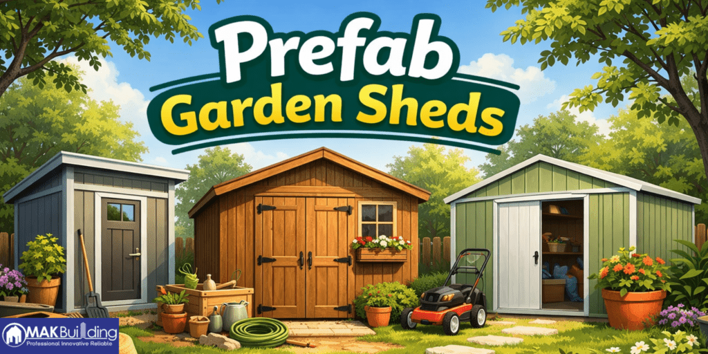 prefab garden shed